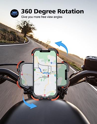 360° Rotatable Bike Phone Mount for iPhones/Galaxy