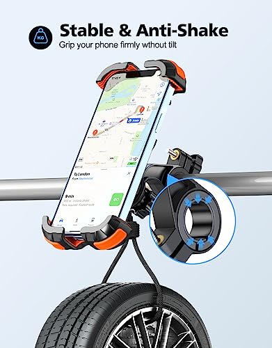 360° Rotatable Bike Phone Mount for iPhones/Galaxy