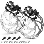 TOBWOLF MTB Disc Brake Calipers and Rotors Set