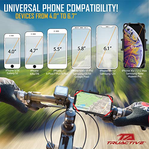 Universal Bike Phone Mount with 6 Color Bands
