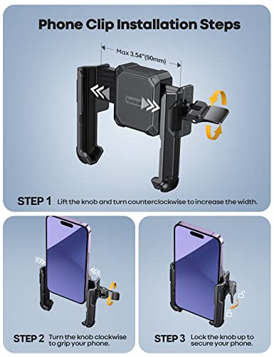 Camera-friendly Bike Phone Mount Holder - Lamicall