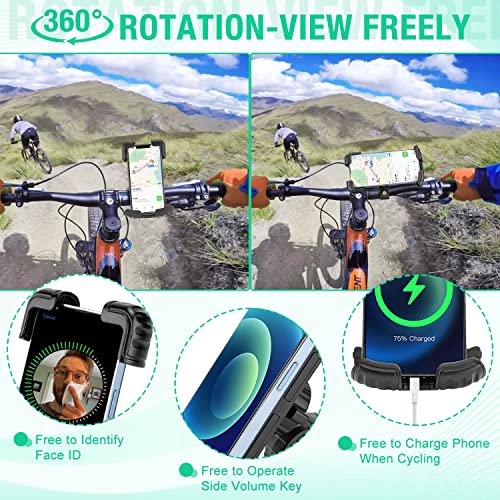 Bike Phone Holder for Handlebars - Universal Compatibility