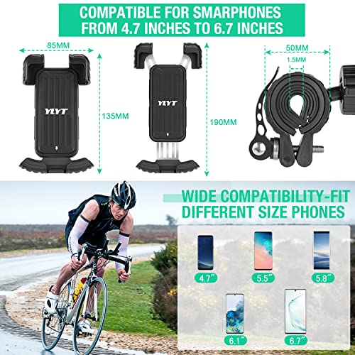 Bike Phone Holder for Handlebars - Universal Compatibility