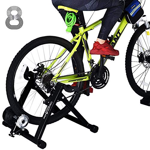Indoor Bike Trainer Stand, 8 Level Resistance