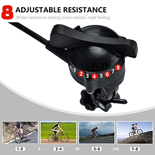 Indoor Bike Trainer Stand, 8 Level Resistance