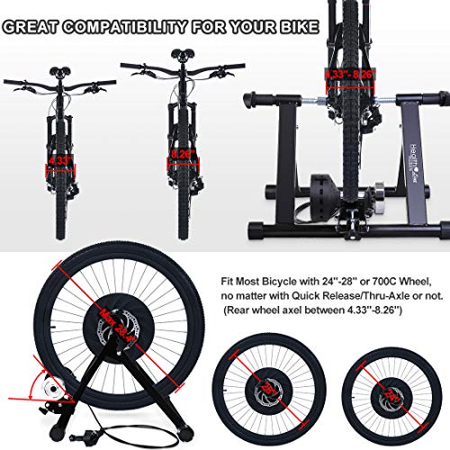 Indoor Bike Trainer Stand, 8 Level Resistance