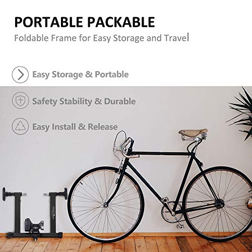 Indoor Bike Trainer Stand, 8 Level Resistance