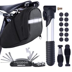 MASPODER Bike Repair Kit with Mini Pump and Tools
