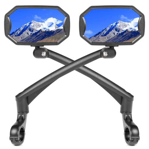 Mountain Bike Bar End Mirrors - High Definition