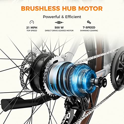 Heybike Sola Electric Cruiser Bike 75-mile Range