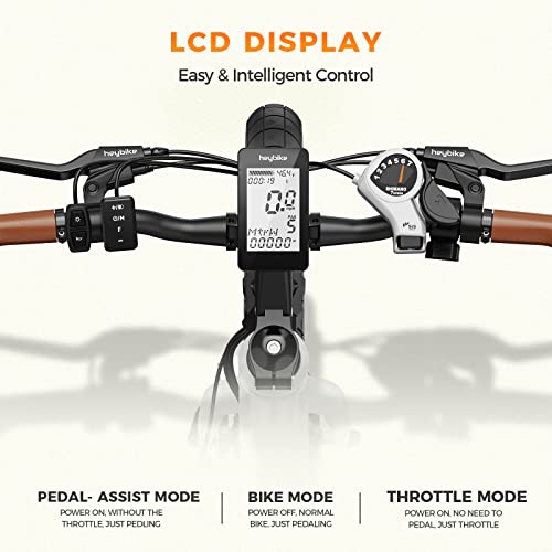 Heybike Sola Electric Cruiser Bike 75-mile Range