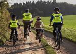 LED Reflective Cycling Vest with Pouch & USB