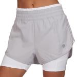Nautica Women's Compression Biker Shorts, Grey White