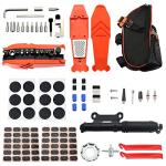 111-Piece Portable Bike Repair Kit with Pump