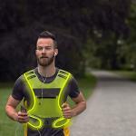 LED Reflective Cycling Vest with Pouch & USB