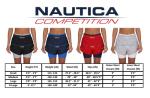 Nautica Women's Compression Biker Shorts, Grey White