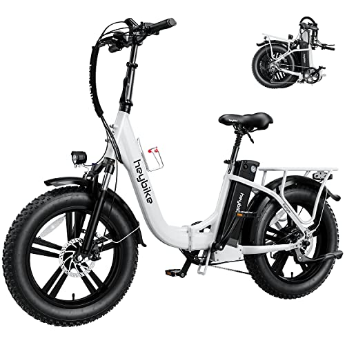 Foldable Electric Bike with Fat Tires and 500W Motor