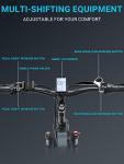 Folding 1000W Electric Bike 50-Mile Range