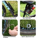 111-Piece Portable Bike Repair Kit with Pump