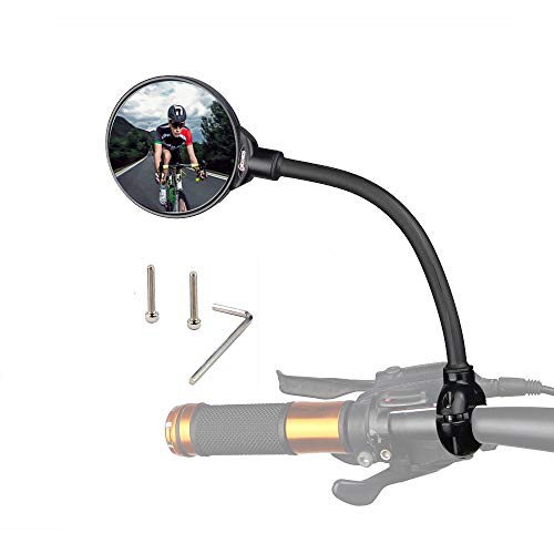 Universal Shockproof Bike Mirror, Wide-Angle Convex View