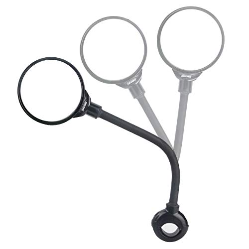 Universal Shockproof Bike Mirror, Wide-Angle Convex View
