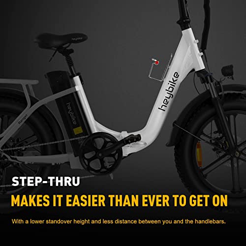Foldable Electric Bike with Fat Tires and 500W Motor