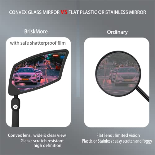 High-Def Convex Bike Mirrors (Set of 2)