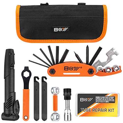 Bike Repair Kit with Pump & Tool Bag