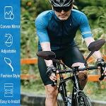 2PCS Rotatable Handlebar Bike Mirrors 21.5-23mm