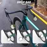 BriskMore Bike Mirrors with HD Glass Lens - 2PCS