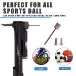 KKshop Mini Bike Pump, Lightweight Aluminum Tire Inflator