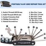 Portable Bike Repair Tool Kit with 16-in-1 Tools