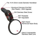 Hafny Stainless Steel Bar End Bike Mirror