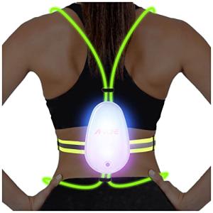 A-ZONE LED Reflective Vest for Night Cycling