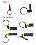Hafny Stainless Steel Bar End Bike Mirror