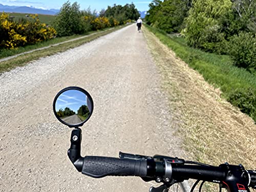 Adjustable Bar End Cycling Mirror - Hafny HF-M952S-FR08