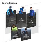 Outto Men's Windproof Reflective Cycling Vest, Green