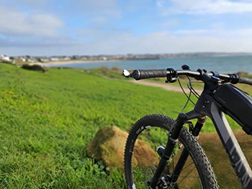 CORKY Folding Handlebar Bike Mirror - Convex Lens