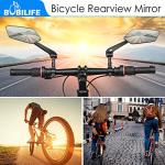 2-Pack Adjustable Bike Handlebar Mirrors - Wide Angle