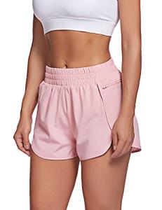 High Waist Women's Quick-Dry Yoga Shorts with Pocket
