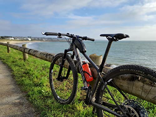 CORKY Folding Handlebar Bike Mirror - Convex Lens