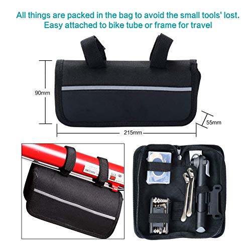 Youyoute Bike Repair Kit with Pressure Gauge Pump