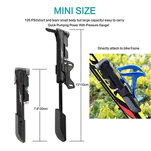 Youyoute Bike Repair Kit with Pressure Gauge Pump