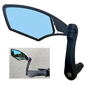 Hafny Anti-Glare Blue Left Bar End Mirror