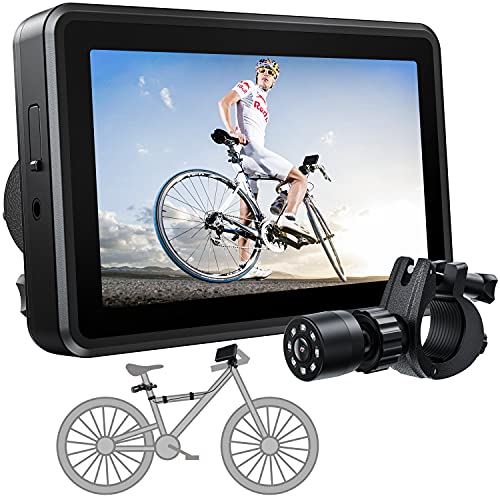 FEISIKE Bike Mirror with Rear View Camera