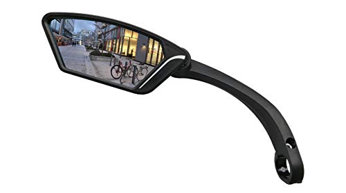 Meachow Rotatable Handlebar Bike Mirror (Silver Left)