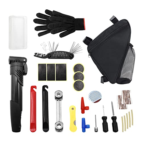 37-Piece Bike Repair Kit with Portable Bag