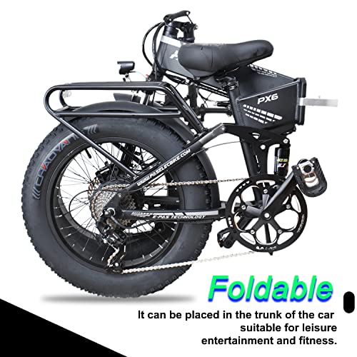 Foldable Electric Mountain Bike with Suspension
