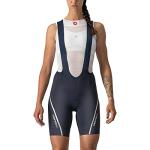 Castelli Women's Very Fast 3 Bib Shorts - Blue/Silver
