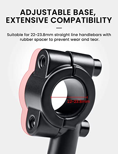 360° Wide Angle Bike Mirror for Maximum Vision